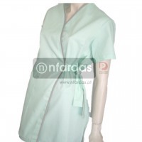 Ref. 05036 - Túnica Elegance - traça ao lado, c/ ou s/ vivo à volta, manga curta, 1 bolso lateral